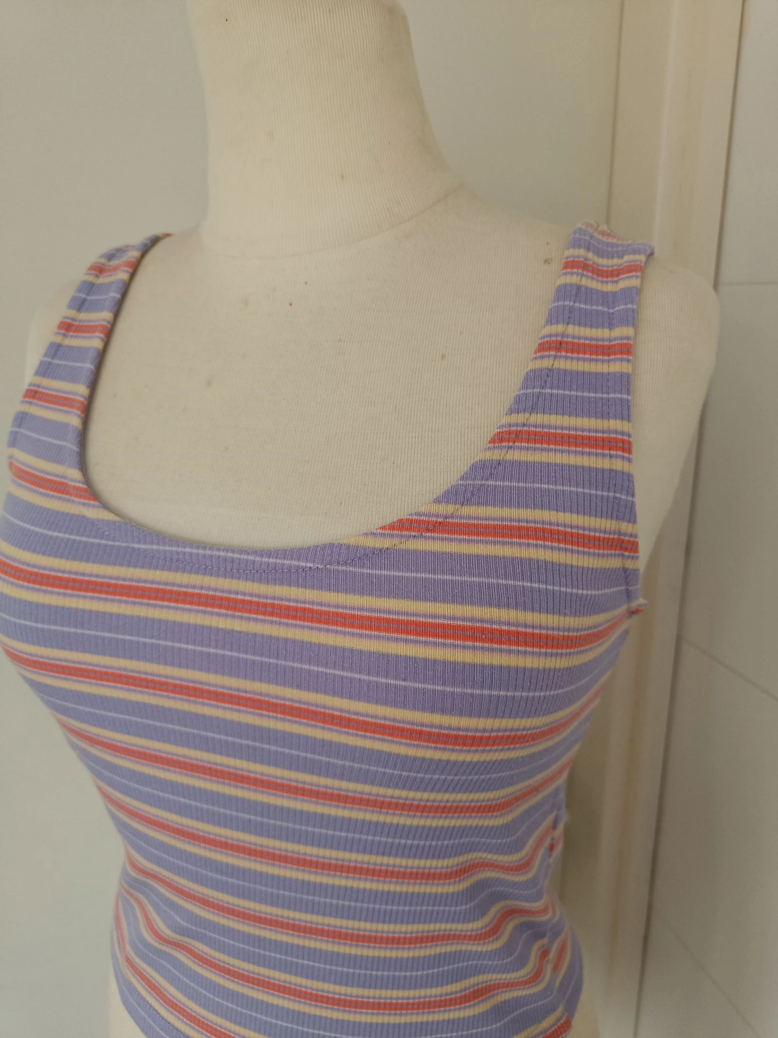 Leuk gestreept topje van Only, maat XS – photo 2
